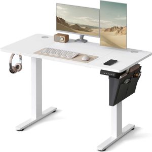 VASAGLE Electric Ergonomic Standing Desk, Height Adjustable Desk