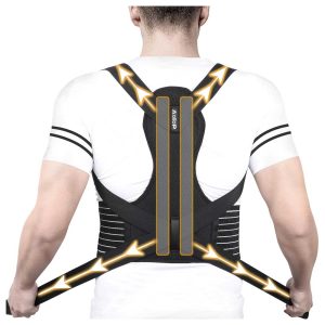 Aollop Posture Corrector Men and Women - Back Brace Back Support