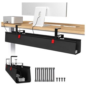 Univivi Under Desk Cable Management Tray, 36"